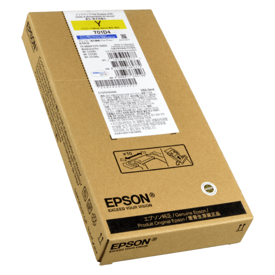 Epson T01D4 C13T01D400 Sarı Orjinal Kartuş Yüksek Kapasite