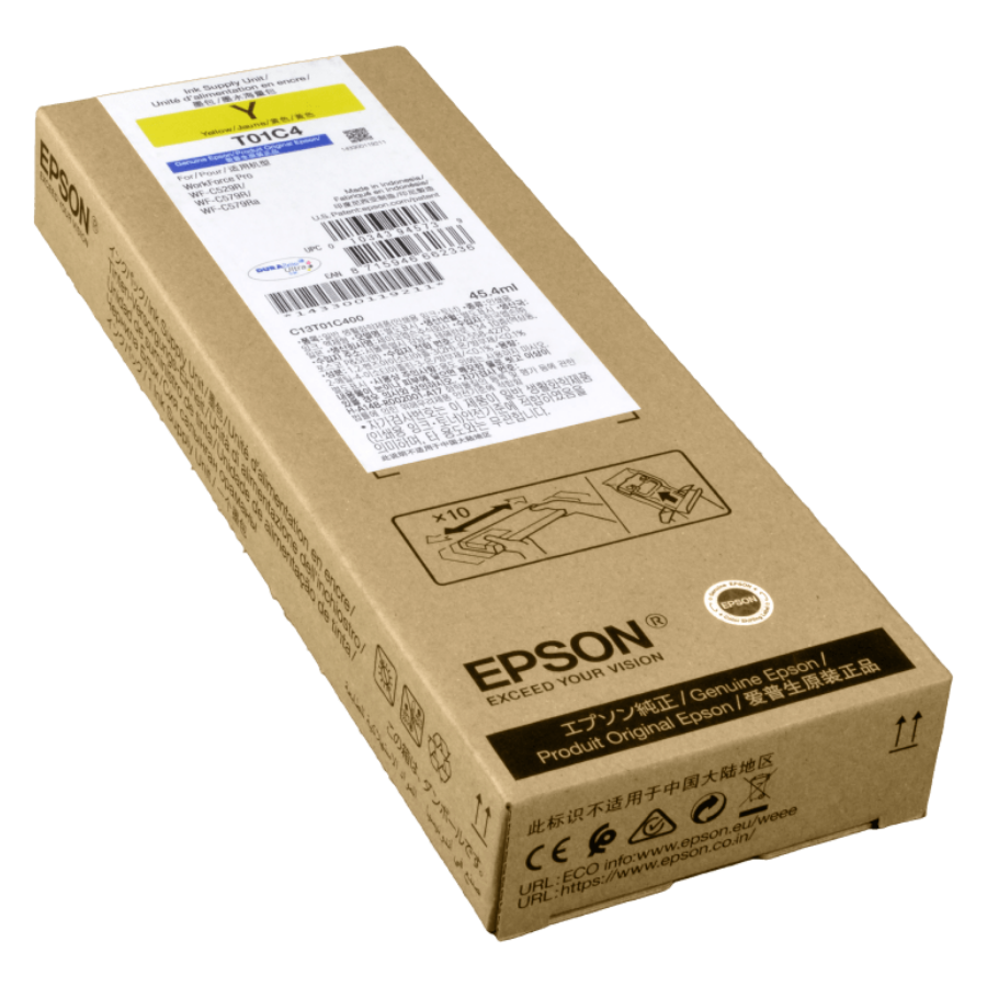 Epson T01C4 C13T01C400 Sarı Orjinal Kartuş