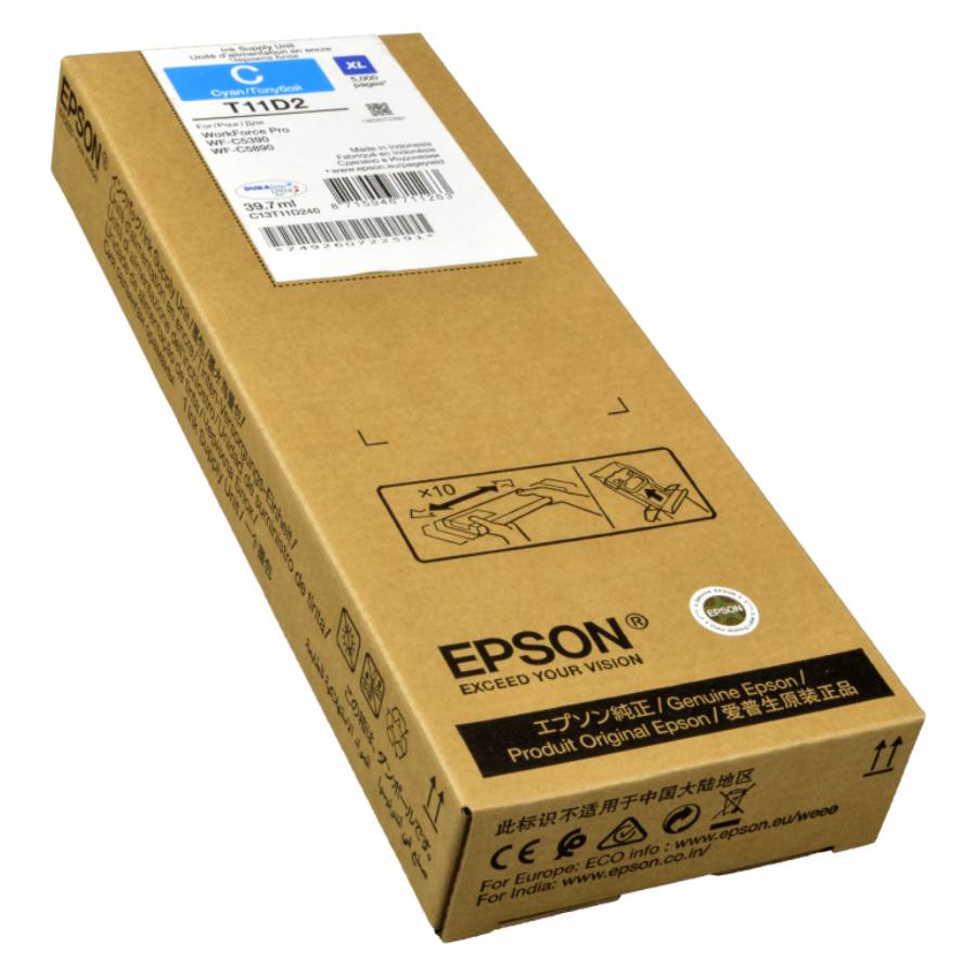Epson T11D2 C13T11D240 Mavi Orjinal Kartuş Yüksek Kapasite