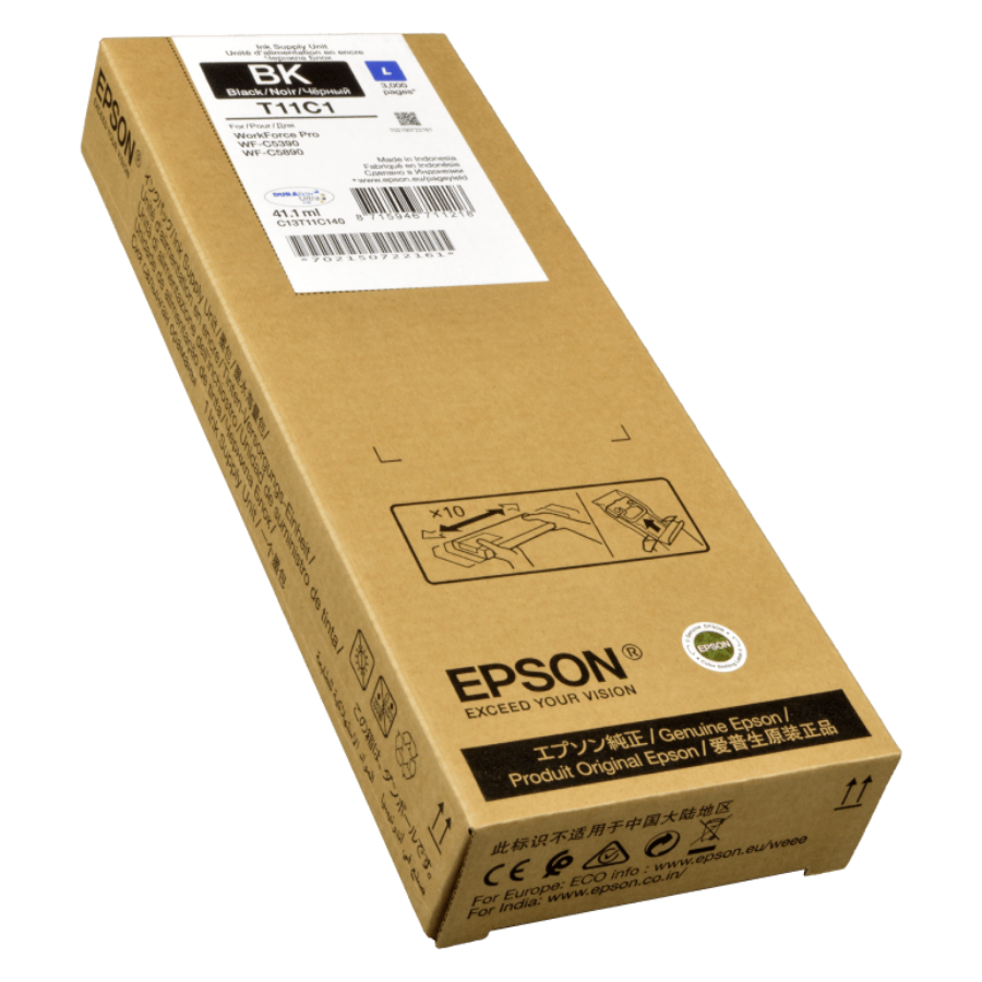 Epson T11C1 C13T11C140 Siyah Orjinal Kartuş
