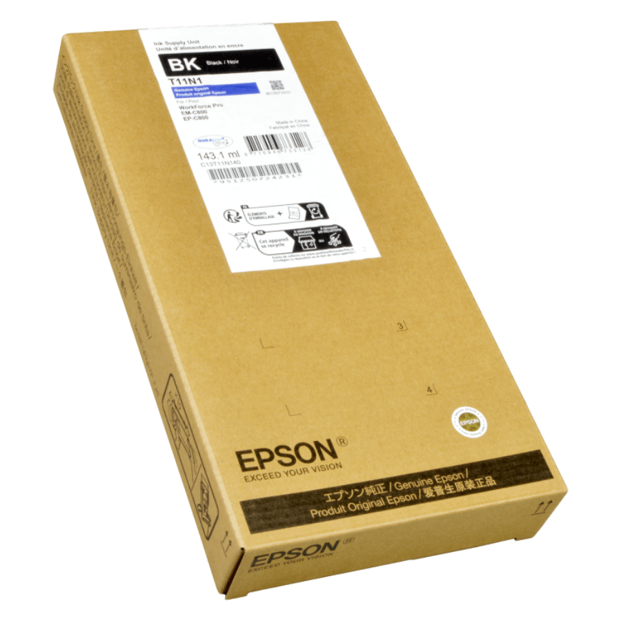 Epson T11N1 C13T11N140 Siyah Orjinal Kartuş
