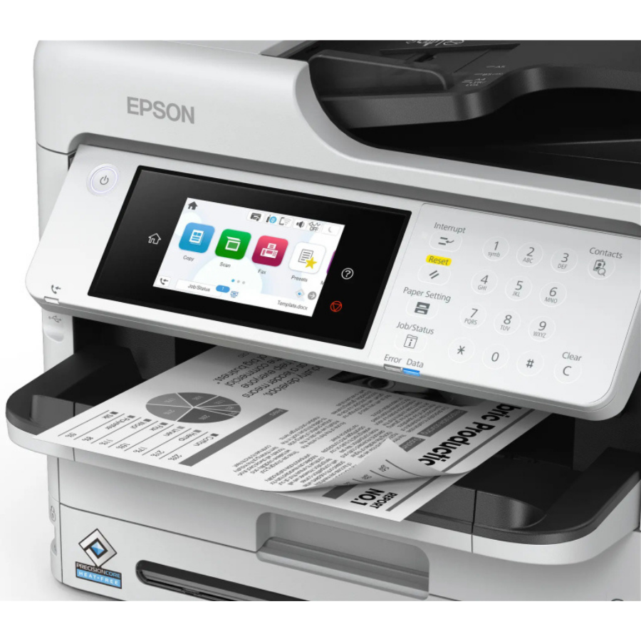 Epson WorkForce Pro WF-M5899DWF (C11CK76402) Wi-Fi + Tarama + Fotokopi + Faks Mono Çok Fonksiyonlu Mürekkep Püskürtmeli Yazıcı