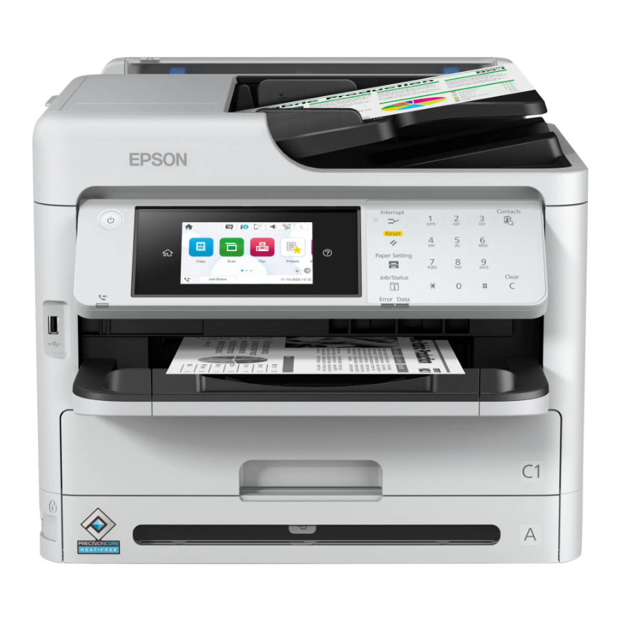 Epson WorkForce Pro WF-M5899DWF (C11CK76402) Wi-Fi + Tarama + Fotokopi + Faks Mono Çok Fonksiyonlu Mürekkep Püskürtmeli Yazıcı