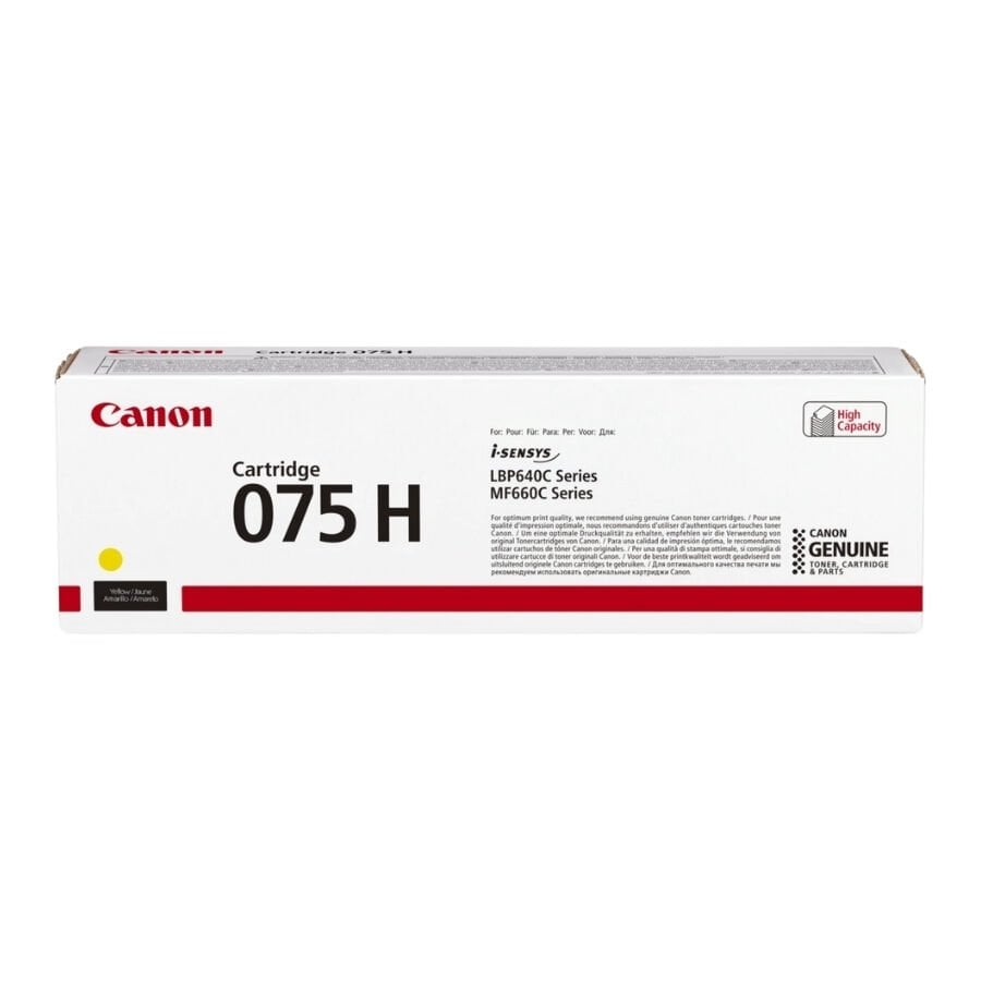 Canon CRG-075H (6366C002) Sarı Orjinal Toner Yüksek Kapasite
