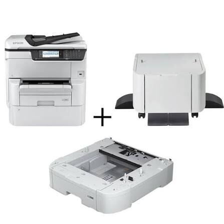 Epson WorkForce Pro WF-C878RDWF SET A3 Renkli Çok Fonksiyonlu Yazıcı | High Cabinet + 500 Sayfalık Ek Kağıt Kaseti Dahil Profesyonel Ofis Çözümü