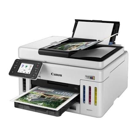 Canon MAXIFY GX6140 Wi-Fi Tanklı Yazıcı | Tarayıcı + Fotokopi | Renkli Çok Fonksiyonlu Mürekkep Püskürtmeli Yazıcı | Türkiye Garantili