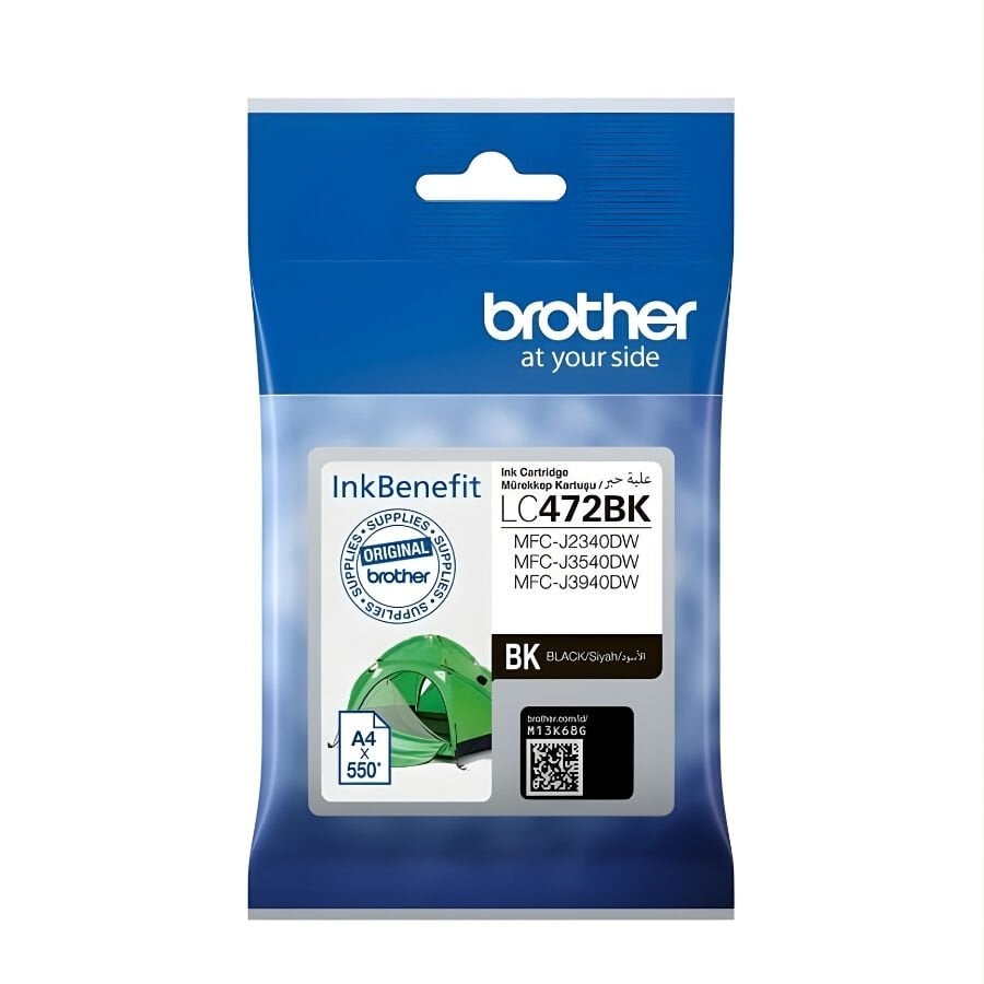 Brother LC472BK Siyah Orjinal Kartuş