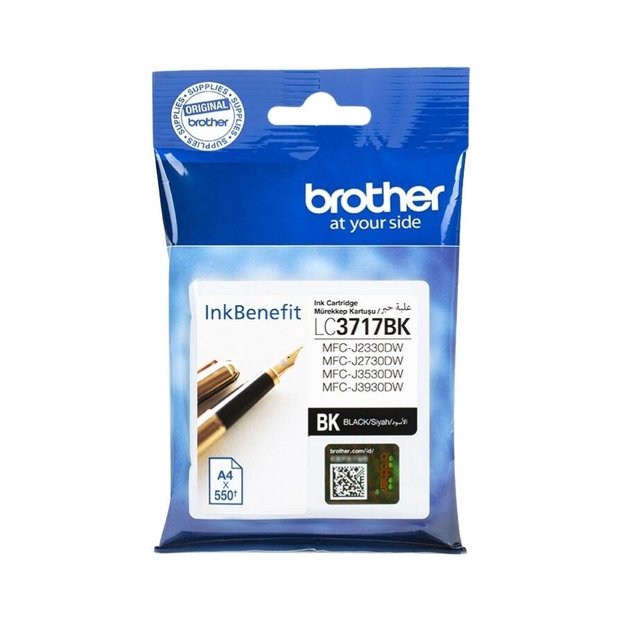 Brother LC3717BK Siyah Orjinal Kartuş