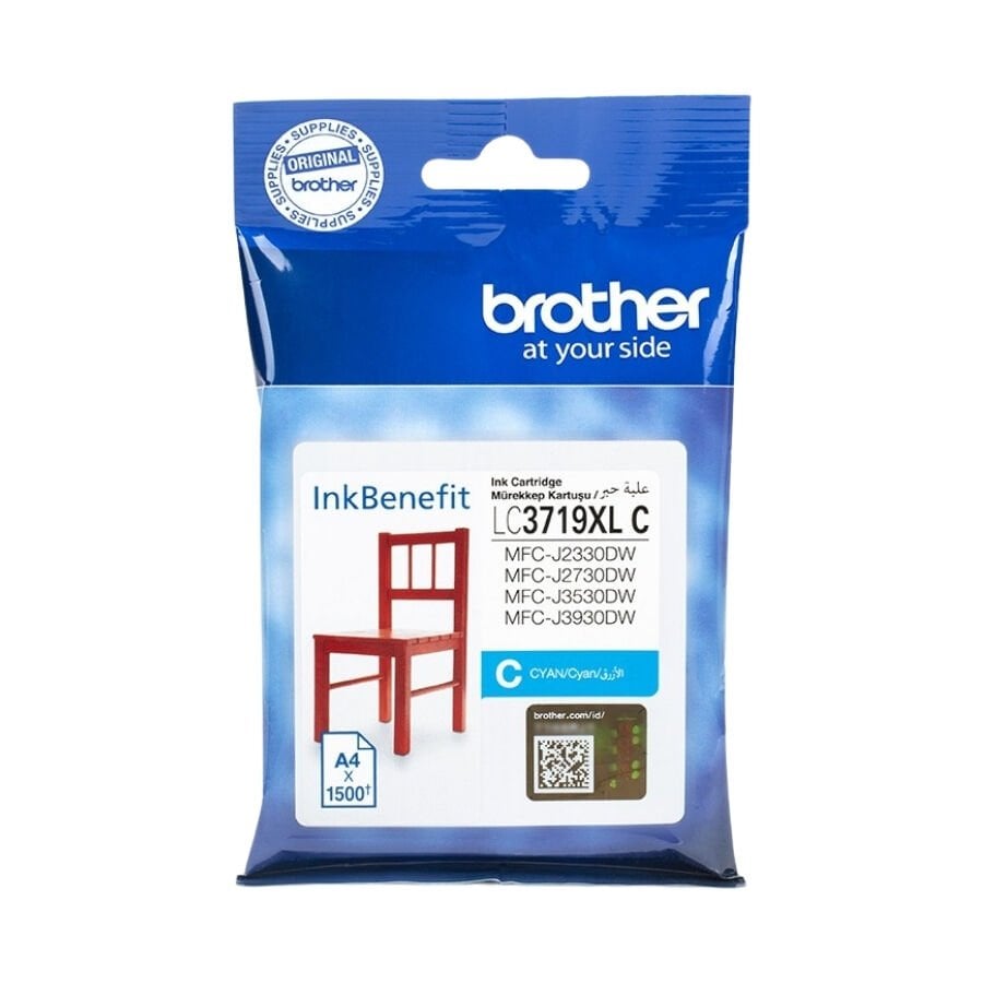 Brother LC3719XL C Mavi Orjinal Kartuş Yüksek Kapasite
