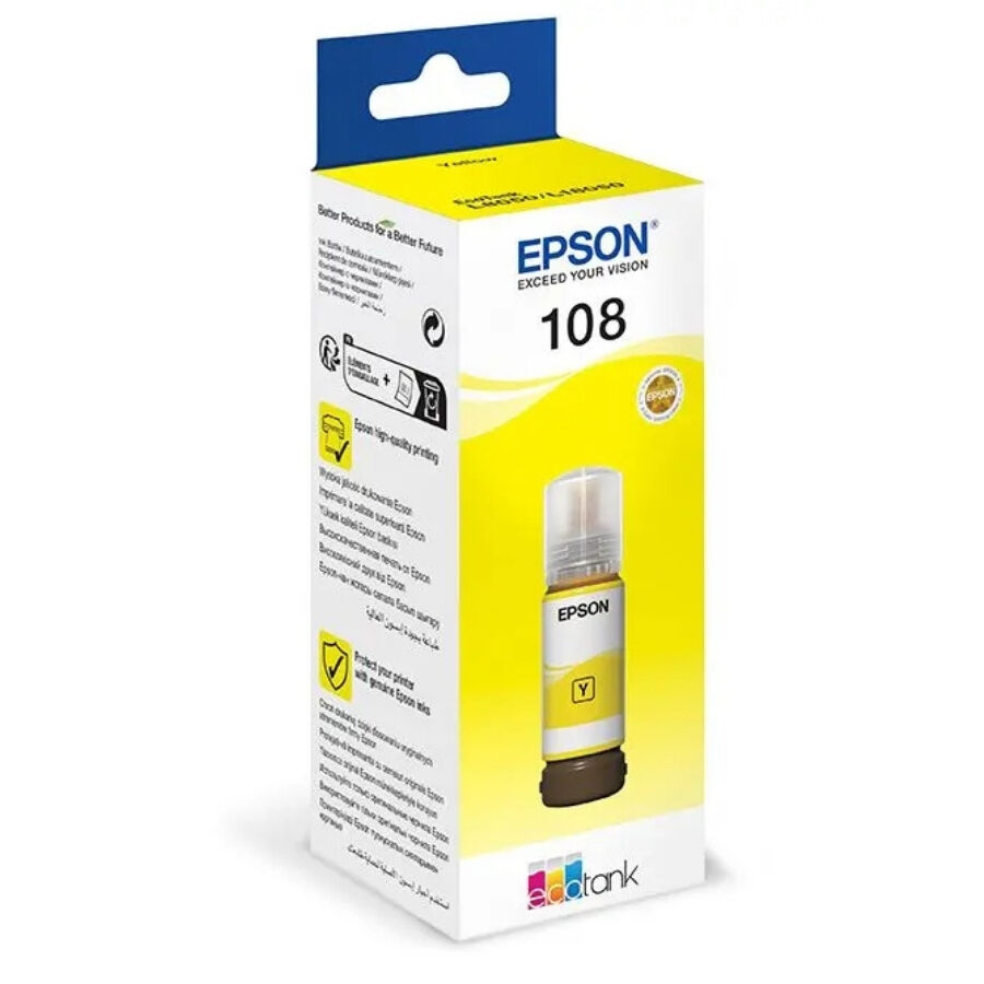 Epson 108 C13T09C44A Sarı Orjinal Mürekkep