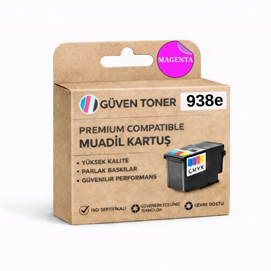 HP 938e 4S6Y0PE Kırmızı Muadil Kartuş Yüksek Kapasite