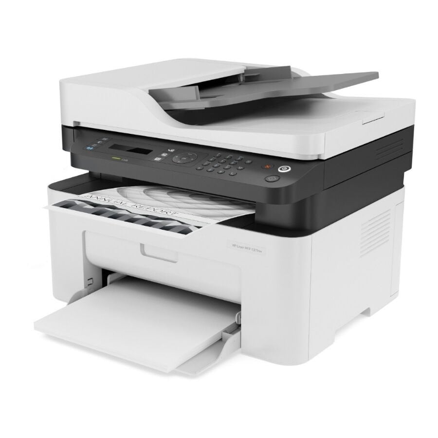 HP MFP 137FNW Faks + Fotokopi + Tarayıcı + Wi-Fi Çok Fonksiyonlu Yazıcı (4ZB84A)