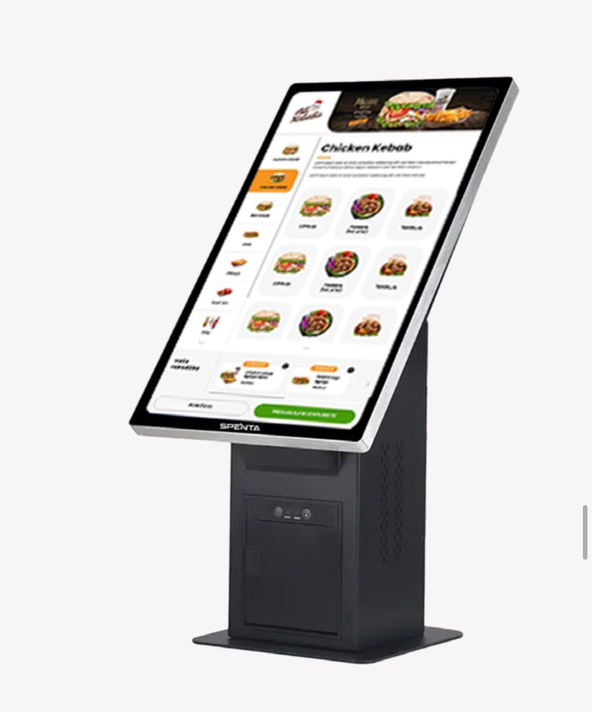 SPENTA KSM-185/27 18.5'' Dokunmatik POS Terminali | Çift Ekran Destekli Profesyonel Kasa Sistemi