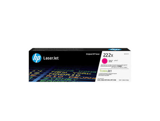 HP 222X Macenta (Magenta) Toner W2223X | Yüksek Kapasiteli Orijinal Toner