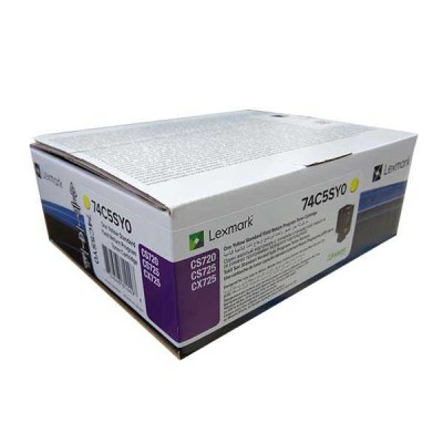 En uygun Lexmark 74C5SY0 Sarı Orjinal Toner Standart Kapasite hemen satın al!
