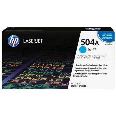 En uygun HP CE251A 504A Mavi Orjinal Toner hemen satın al!