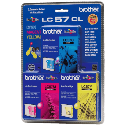 Brother LC57CMY 3lü Set Orjinal Kartuş - DCP-130C (T11525) hemen satın al!