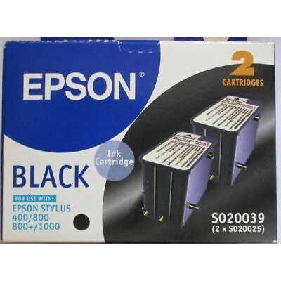 Epson C13S020039/C13S020025 Siyah Orjinal Kartuş - Stylus 400 (T15814) hemen satın al!