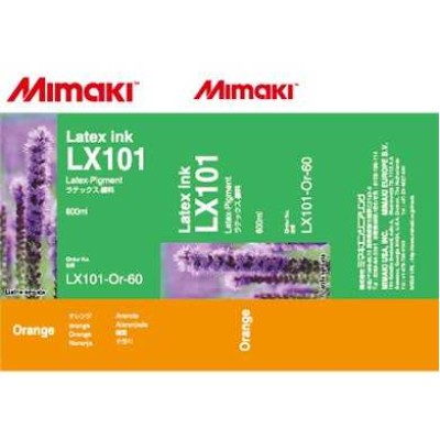 Mimaki LX101-OR-60 Orange(Turuncu) Orjinal Lateks Mürekkep JV400-130LX , JV400-160LX (T11212) hemen satın al!