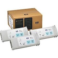 HP C5070A (81) 3lü Açık Mavi Plotter Kartuşu - DesignJet 5000 / 5500