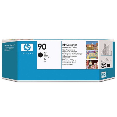 HP C5054A (90) Siyah Kafa Kartuş + Temizleyici - DesignJet 4000 (T1300) hemen satın al!