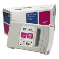 HP C4874A (80) Kırmızı Orjinal Plotter Kartuşu - DesignJet 1050