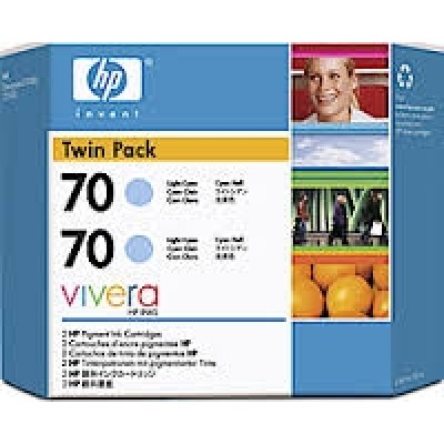 HP CB351A (70) Açık Mavi Orjinal Kartuş 2li Paket - Designjet Z2100 (T1323) hemen satın al!