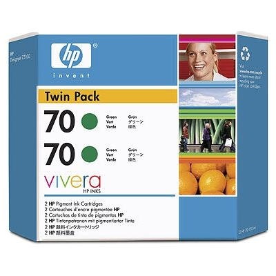 HP CB348A (70) Yeşil Orjinal Kartuş 2li Paket - Designjet Z2100 (T1326) hemen satın al!