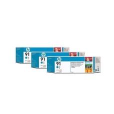 HP C9483A (91) Mavi Orjinal Plotter Kartuş 3lü Paket - Designjet Z6100