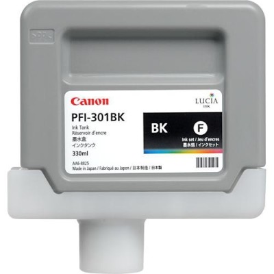 Canon PFI-301BK (1486B001) Siyah Orjinal Kartuş 330 Ml. - iPF8000 / iPF8100 (T1483) hemen satın al!