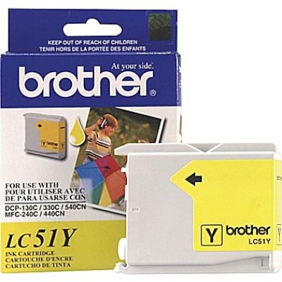 Brother LC51Y Sarı Orjinal Kartuş - DCP-350C (U) (T1530) hemen satın al!
