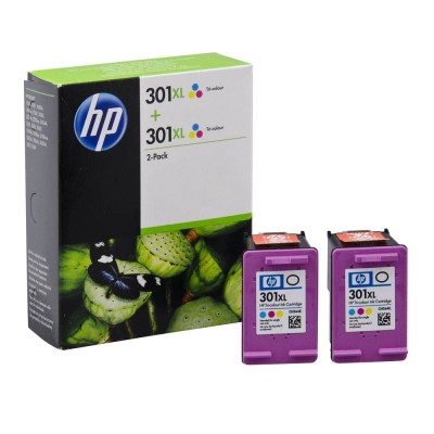 HP D8J46AE (301XL) İkili Paket Renkli Orjinal Kartuş - DeskJet 1000 (T1564) hemen satın al!