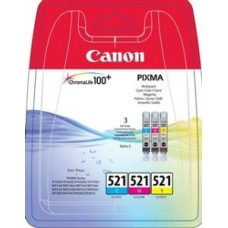Canon CLI-521CMY 3'lü Set Kartuş - MP540 / MP620