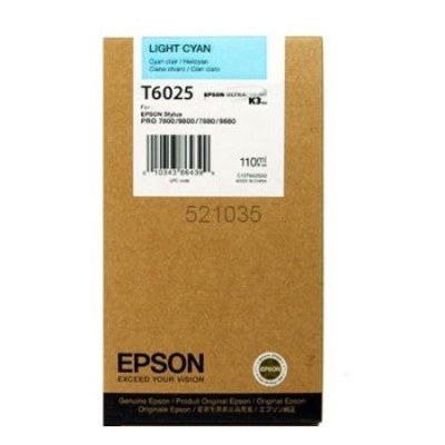 Epson C13T602500 (T6025) Açık Mavi Orjinal Kartuş - Stylus Pro 7800 (T1583) hemen satın al!