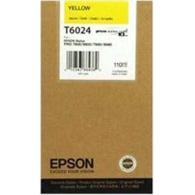 Epson C13T602400 (T6024) Sarı Orjinal Kartuş - Stylus Pro 7800 (T1584) hemen satın al!