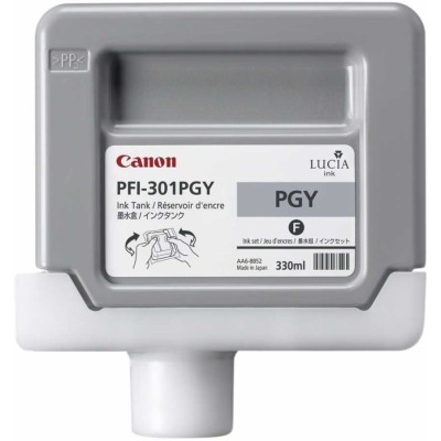 Canon PFI-301PGY (1496B001) Foto Gri Orjinal Kartuş 330 Ml. - iPF8000 / iPF8100 (T1612) hemen satın al!