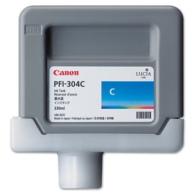Canon PFI-304C (3850B001AA) Mavi Orjinal Kartuş 330 Ml. - iPF8300 (T1644) hemen satın al!