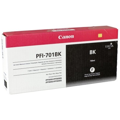 Canon PFI-701BK (0900B001) Siyah Orjinal Kartuş - iPF8000 / iPF8100  (T1654) hemen satın al!