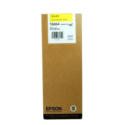 Epson C13T606400 (T6064) Sarı Orjinal Kartuş - Stylus Pro 4800 (T1793) hemen satın al!