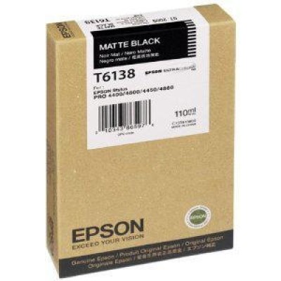 Epson C13T613800 (T6138) Mat Siyah Orjinal Kartuş - Stylus Pro 4800 (T1797) hemen satın al!