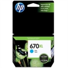 HP CZ118AB (670XL) Mavi Orjinal Kartuş Yüksek Kapasite - DeskJet 3525