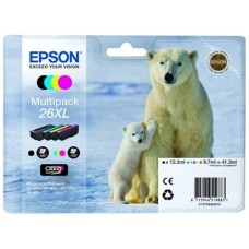 Epson C13T263640 Multipack 4'lü Orjinal Set Kartuş - XP-600