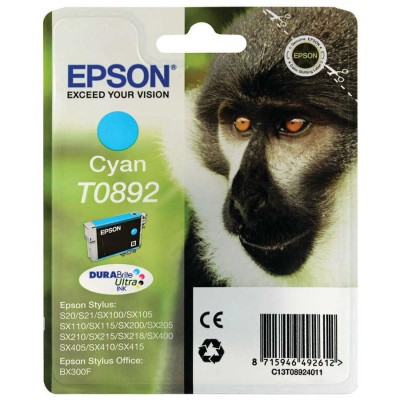 Epson C13T08924020 (T0892) Mavi Orjinal Kartuş - Stylus SX105 (T1946) hemen satın al!