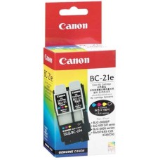 Canon BC-21E Orjinal Mürekkep Baskı Kafası + Siyah Ve Renkli Kartuş - BJC-2000 / BJC-2100