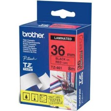 Brother TZ-461 Kırmızı Üzerine Siyah Orjinal Etiket Şeridi 36mm x 8m - RPT-D400AD