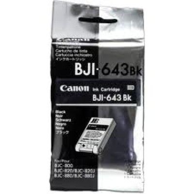 Canon BJI-643BK (1009A001) Siyah Orjinal Kartuş -  BJC-800 / BJC-820 (T2128) hemen satın al!