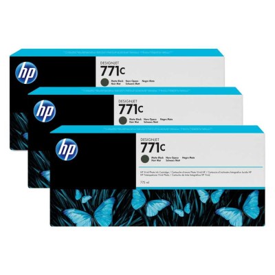 HP B6Y31A (771C) Mat Siyah 3lü Plotter Kartuşu - DesignJet Z6200 (T2231) hemen satın al!