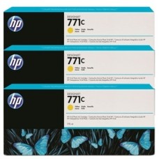 HP B6Y34A (771C) Sarı 3lü Plotter Kartuşu - DesignJet Z6200