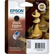 Epson C13T051140 (T0511) Siyah Orjinal Kartuş - Stylus 740 / 760