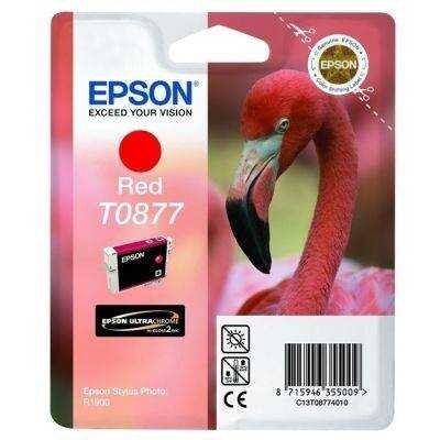 Epson C13T08774020 (T0877) Kırmızı (Red) Orjinal Kartuş - Photo R1900 (T2512) hemen satın al!